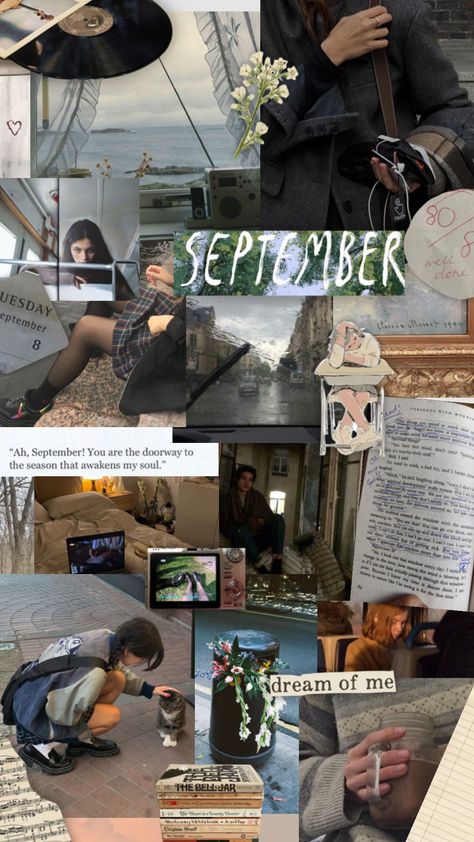 Fall Wallpaper Aesthetic September, September Moodboard Aesthetic, September Mood Board Wallpaper, September Birthday Aesthetic, Wallpapers For September, September Mood Board Aesthetic, Romanticize September, September Asthetic Wallpers, September Vibes Wallpaper