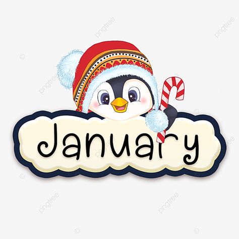 January Cute Wallpaper, January Clipart Winter, January Word Art, January Cartoon, January Drawings, January Illustration, January Clipart, Winter Lettering, January Lettering