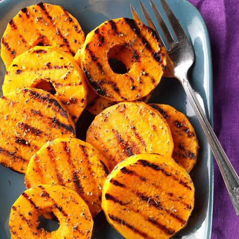 Grilled Butternut Squash, Best Butternut Squash Recipe, Winter Squash Recipes, Butternut Squash Recipe, Grilled Side Dishes, Bbq Side Dishes, Squash Recipe, Bbq Sides, Side Dishes For Bbq