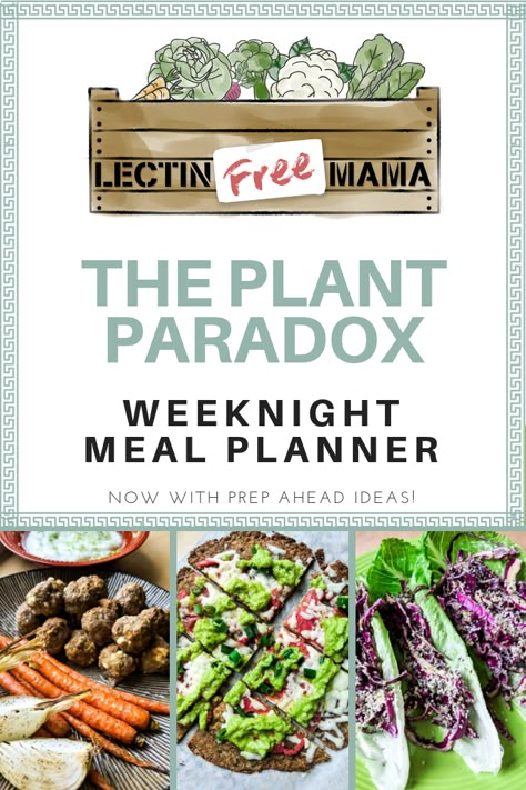 Sign up for The Plant Paradox Weeknight Meal Planner to receive 5 Plant Paradox compliant recipes in your inbox every week! Plant Paradox Food List, Dr Grundy, Dr Gundry Recipes, Gundry Diet, Gundry Recipes, Dr Steven Gundry, Lectin Free Foods, Plant Paradox Recipes, Lectin Free Recipes