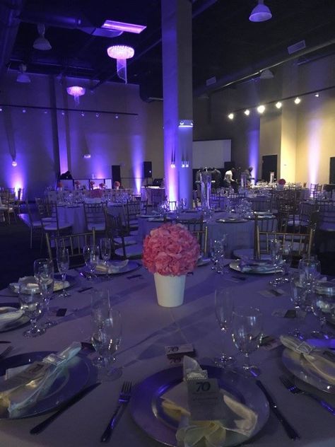 Banquet Hall Birthday Party, Hall Party Decorations Birthday, Birthday Hall Decorations Ideas, Birthday Party Decorations Banquet Hall, Sweet Sixteen Party Ideas Decoration Table Settings, Hall Birthday Party Decorations, Party Hall Decor Ideas Birthday, Birthday Party Hall Decorations, Birthday Hall Decorations