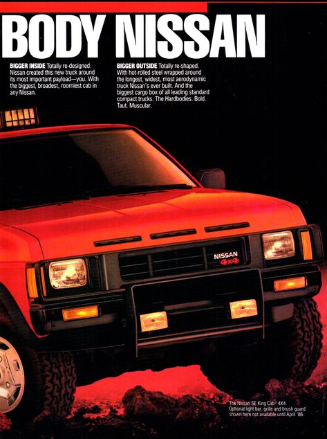 Nissan Hardbody 4x4, Road Poster, Mini 4x4, Compact Trucks, Datsun Pickup, Nissan Hardbody, Pick Up 4x4, Nissan Pickup, Nissan Terrano