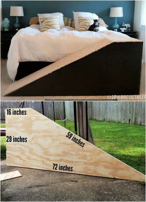 How To Build A Dog Ramp For Bed, Diy Dog Bed Ramp, Diy Dog Steps For Bed Simple, Diy Dog Stairs For Large Dog, How To Build A Ramp, Easy Diy Dog Ramp For Bed, Diy Pet Ramp For Bed, Diy Dog Ramp For Bed, Dog Ramp For Stairs