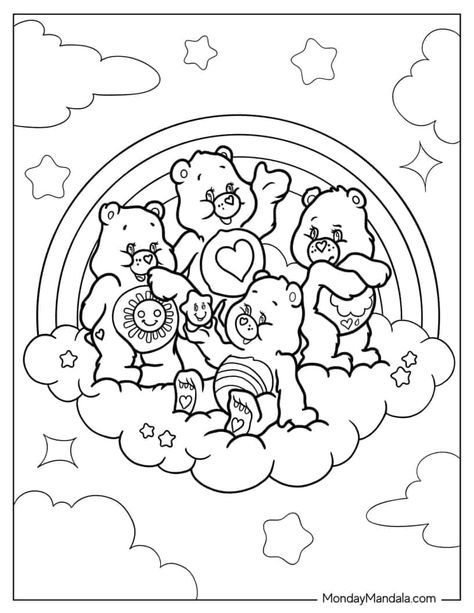 Care Bears Colouring Pages, Care Bear Colouring Pages, Care Bears Coloring Sheets, Care Bears Printables, Care Bears Coloring Page, Care Bear Coloring Page Free Printable, Carebear Coloring Page, Carebears Drawings, Care Bear Drawings Easy