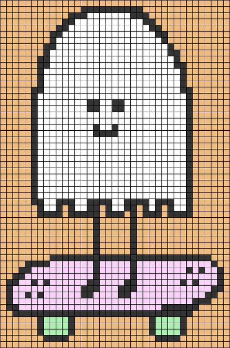 Oddities Cross Stitch, Halloween Tapestry Crochet, Pixel Grid, Crochet Grid, Crochet Feather, Crochet Graph, Graph Crochet, Perler Art, Pixel Art Templates