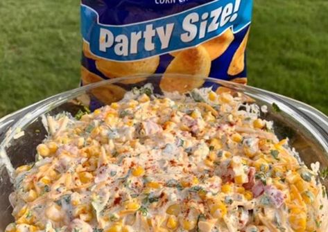 Mexi Corn Dip With Rotel, Summer Dip Recipes, Corn Dip Recipe, Mexican Corn Dip, Summer Dip, Rotel Dip, Corn Dip Recipes, Dips Recipes, Delicious Dips