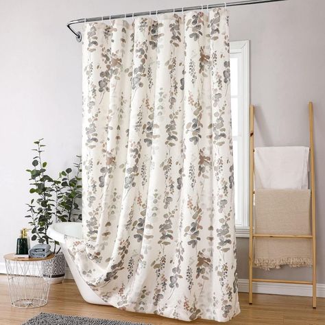 Introduce a touch of elegance and the vibrant hues of autumn into your bathroom with the Kate Aurora Angelique Watercolor Floral Fabric Shower Curtain. Designed for both beauty and practicality, this standard-sized curtain is an exquisite addition to your bathroom decor. Infused with the charm of watercolor artistry, the Angelique curtain captures the essence of autumn's beauty through its intricate floral design. Rich, warm tones bring to life the changing leaves and the season's spirit, transforming your bathroom into a captivating haven. Crafted with convenience in mind, this shower curtain is machine washable, making upkeep a breeze. Its durable construction ensures that it will maintain its stunning appearance over time, gracing your bathroom with its beauty for many autumns to come. Farmhouse Shower Curtain, Bathroom Ambiance, Bathroom Curtain, Fabric Shower Curtain, Curtain Bathroom, Floral Shower Curtains, The Embrace, Fabric Shower Curtains, Bathroom Curtains