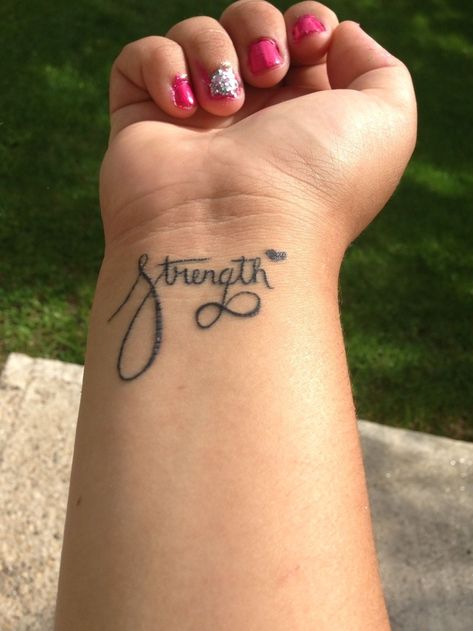 Tattoos For Women Symbols, Meaningful Wrist Tattoos For Women, Tattoos Representing Strength, Tattoos Meaning Strength, Symbol Meanings, Small Wave Tattoo, Meaningful Wrist Tattoos, Tattoos Meaning, Cross Tattoos For Women