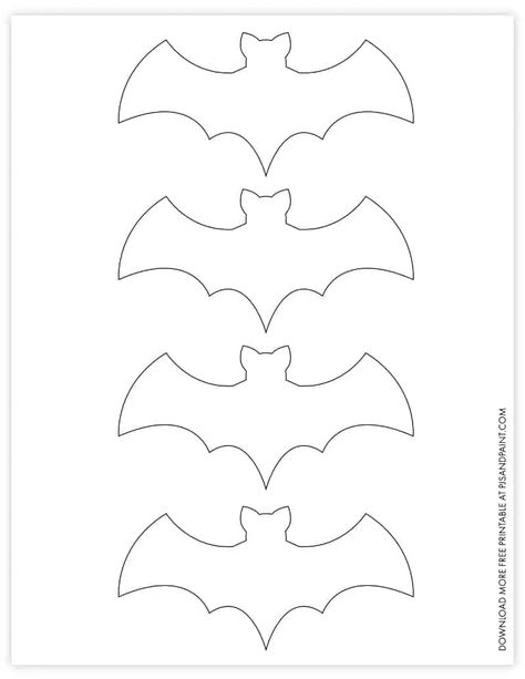 Wings Template, Diy Halloween Scary, Printable Halloween Decorations, Bat Template, Bat House, Halloween Decorations For Kids, Halloween Stencils, Halloween Crafts For Toddlers, Halloween Kunst