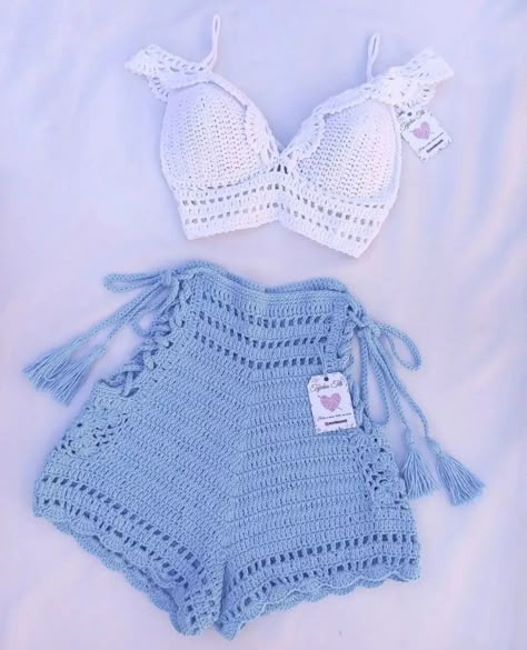 Fest Outfits, Mode Crochet, Crochet Swimwear, Crochet Design Pattern, Crochet Clothing And Accessories, Crochet Fashion Patterns, Fun Crochet Projects, Crochet Top Pattern, Crochet Inspo