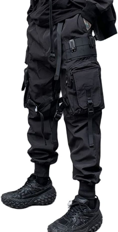 Alternative Fashion Men, Cargo Pants Aesthetic, Mens Techwear, Techwear Pants, Techwear Outfits, Techwear Fashion, Alt Clothes, Aelfric Eden, Mens Jogger Pants