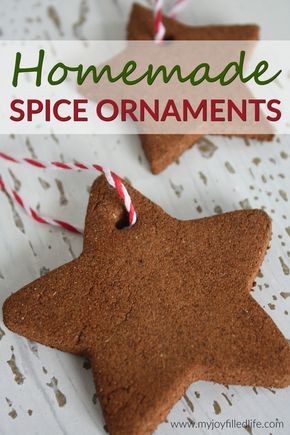 This homemade spice ornaments are fun and easy to make, not to mention they smell great - perfect for hanging on the tree or giving as a gift. Spice Ornaments, Crafty Christmas Gifts, Christmas Gift Ideas For Kids, Cinnamon Ornaments, Christmas Gifts For Parents, Gift Ideas For Kids, Christmas Crafts For Kids To Make, Homemade Ornaments, Personalised Christmas Decorations