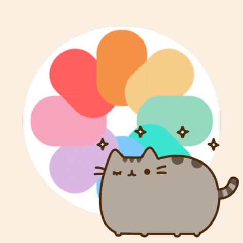 Pusheen App Icons, Ios Photo App, Photos App Icon, Ipad Icons, Ios Photos, Zestaw Ikon, Apps Icon, Phone Icons, Phone Theme