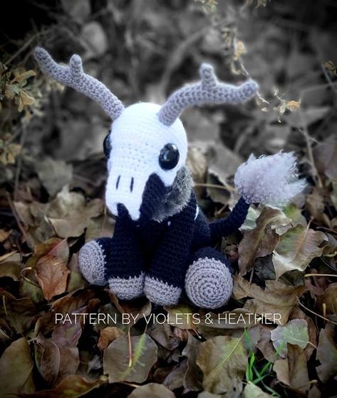 CROCHET PATTERN for Little Cryptid Amigurumi, Cute Monster Pattern, Skull Goth Halloween Decor, Gothic Toy Pattern. Instant PDF Download. Crochet toys ideas #crochettoysideas #crochet #crochettoy #crochetpattern #crochetpatterns 2.654 Halloween Monsters Craft, Cryptid Halloween Decor, Crochet Scary Dolls, Cerberus Crochet Pattern, Wendigo Crochet Pattern, Yarn Crafts Halloween, Crochet Two Headed Plushie, Demon Crochet Pattern, Cryptid Amigurumi