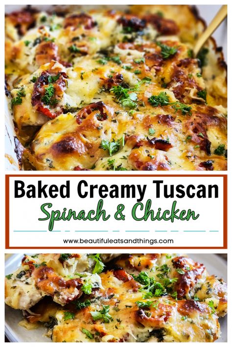 Chicken Spinach Bake, Chicken And Spinach Casserole, Chicken Spinach Recipes, Spinach Casserole Recipes, Spinach Recipes Healthy, Baked Spinach, Spinach Bake, Spinach Casserole, Spinach Chicken