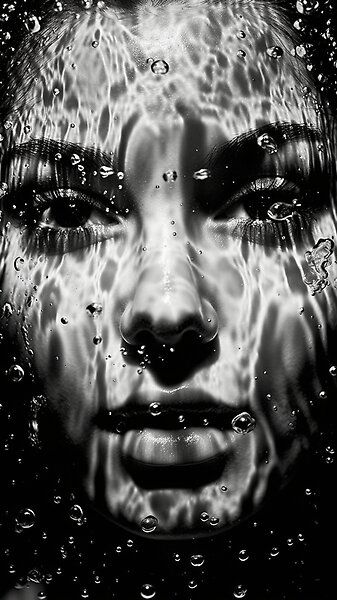 Face Underwater Photography, Water Face Photography, Face In Water Photography, Woman In Water Photography, Half Underwater Photography, Screaming Underwater, Face Underwater, Face In Water, Underwater Photography Women