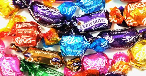 Irish Christmas Food, Cadbury Roses, British Sweets, Irish Christmas, Tatty Devine, Yule Log, Quality Street, Chocolate Assortment, Chocolate Sweets