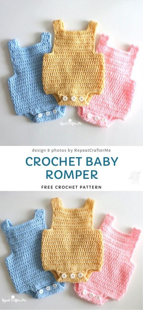 Crochet Preemie Clothes Patterns Free, Crochet Overalls Baby Free Pattern, Free Baby Patterns Crochet, Crochet Premie Clothes Free Pattern, Crochet Newborn Onesie, Crochet Baby Onsie Free Patterns, Free Baby Romper Pattern, Romper Crochet Pattern Free, Crochet Baby Bloomers Free Pattern