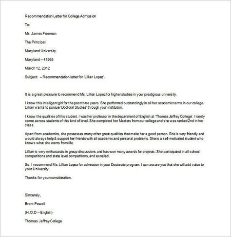 Reference Letter For Student Admission Writing Letter Of Recommendation, Reference Letter For Student, College Recommendation Letter, College Essay Tips, Letters Of Recommendation, Referral Letter, College Letters, Letter Writing Template, Doctors Note Template