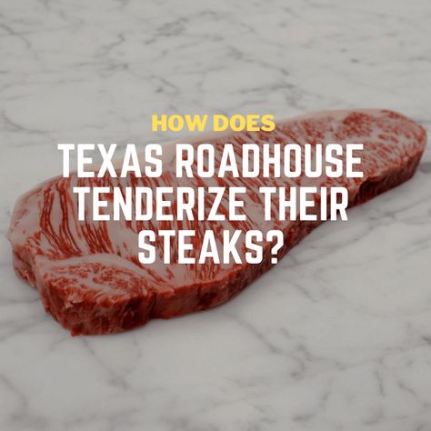 How Does Texas Roadhouse Tenderize Their Steaks? (3 Simple Tricks) - Simply Meat Smoking Texas Roadhouse Steak Recipe, Texas Roadhouse Sirloin Steak, Best Steak Tenderizer Recipe, Texas Road House Steak Seasoning, Steak Tenderizer Recipes, Texas Roadhouse Steak Seasoning Recipe, How To Make Sirloin Steak Tender, How To Make A Steak Tender, Baking Soda Meat Tenderizer