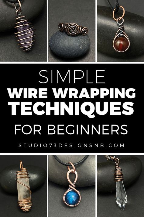 How To Do Wire Wrapping, Making Wire Jewelry For Beginners, How To Wire Wrap Rocks For Beginners, Pendants For Jewelry Making, How To Make Wire Wrapped Jewelry, Beginners Jewelry Making, Basic Wire Wrapping Techniques, How To Wire Wrap Gemstones, Beading Wire Crafts