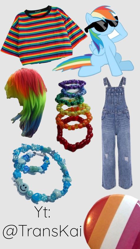 RAINBOW DASH OUTFIT!! #rainbowdash #colorful Dash Halloween Costume, Rainbow Dash Outfit, Rainbow Dash Halloween Costume, Adult Costumes Diy, Rainbow Dash Costume, My Little Pony Rainbow Dash, Diy Rainbow, Costume Inspo, Halloween 2024