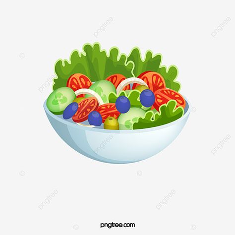 Vegetable Salad Drawing, Fruit Salad Drawing, Salad Drawing, Healthy Vegetable Salad, Lettuce Vegetable, Salad Sayur, Salad Menu, Summer Salads With Fruit, Vegetarian Salads