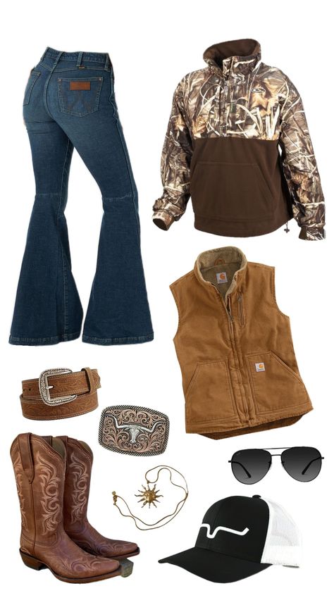 Country Outfit Inspiration Cute Country Winter Outfits, Country Girl Winter Outfits, Cowboy Style Outfits, Country Church Outfit, Country Winter Outfits, Cold Festival Outfit, Winter Festival Outfit, Mode Country, Girls Winter Outfits