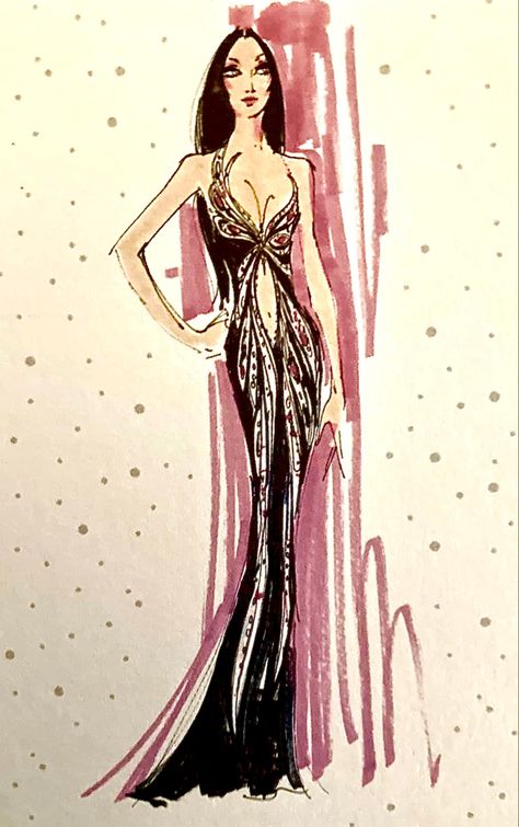 Bob Mackie butterfly dress opening costume for Cher’s TV show circa 1975 Cher Red Carpet Looks, Cher Outfits 70s Dress, Cher Stage Outfits, Cher Butterfly Outfit, The Cher Show Outfits, Cher Show Outfit, Cher Dress 70s, Butterfly Dress Sketch, Bob Mackie Dress