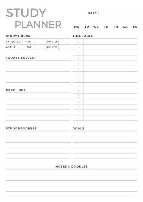 Study Guide Template, Study College, Daily Routine Planner, Study Planner Printable, Student Planner Printable, Study Tips For Students, Effective Study Tips, Routine Planner, College Study