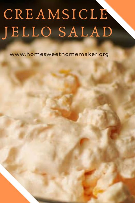 Creamsicle Jello Salad, Fluff Jello Salad Recipe, Orange Fluff Jello Salad Recipe, Fluff Jello Salad, Creamsicle Jello, Orange Jello Salads, Macaroni Salads, Orange Fluff, Jello Salads