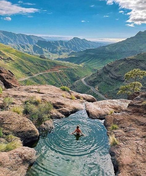 Grand Canaria, Canary Islands Spain, Holiday Places, Voyage Europe, Natural Pool, Travel App, Island Travel, Canary Islands, Spain Travel