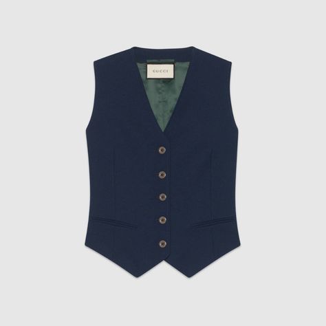 Gucci Vest, Knitwear Details, Rare Clothing, Cardigan Sweater Vest, Vest Designs, Kpop Outfits, Outerwear Women, Look Fashion, Aesthetic Clothes