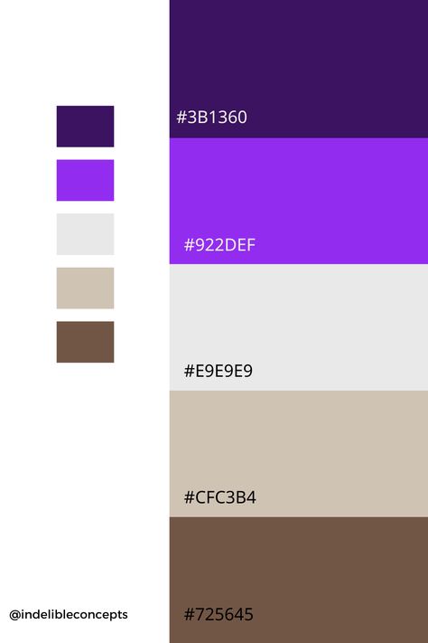 Purple Colour Palette, Colour Branding, Violet Color Palette, Colour Palette Inspiration, Feminine Colors, Purple Food Coloring, Color Palette Inspiration, Purple Palette, Beige Color Palette