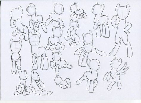 Ponytail Drawing Reference, Drawing Reference Images, Drawing Ideas Poses, Pony Poses, Leg Drawing, Ponytail Drawing, Horse Drawings, My Little Pony Drawing, My Little Pony Characters