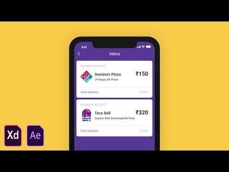 UI Micro Interaction/Animation Tutorial in Adobe XD and After Effects CC 20178 - YouTube Micro Animation, Micro Interaction, Ux User Experience, Effects Animation, After Effect, Film Making, After Effect Tutorial, Animation Tutorial, Design App