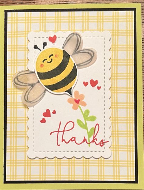 Stampin Up Bee Mine Cards, Stampin Up Bee Mine, Bee Mine Stampin Up Cards, Bee My Valentine Stampin Up Cards, Saleabration 2024, Bee Stationary, Bee Valentines Cards, Stampin Up Valentine Cards, Bee Mine Valentine