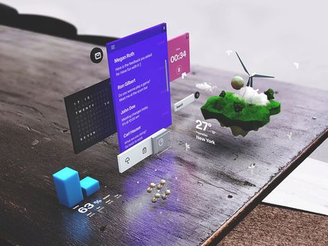 Ar App, Fluent Design, 3d Camera, Web Design Mobile, Desain Ui, Mixed Reality, Affinity Designer, Ui Inspiration, Design System