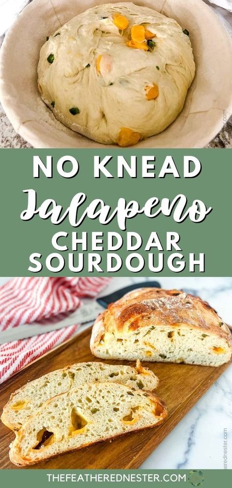 Cheater Sourdough Bread, Jalapeno Cheese Sourdough Bread Recipe, Jalapeno Cheese Sourdough, Fool Proof Sourdough Bread, The Food Nanny Sourdough, Sourdough Bread Jalapeno Cheddar, Jalapeño Cheddar Sourdough Loaf, Cheddar Jalapeno Sourdough, Jalapeños Cheddar Sourdough Bread