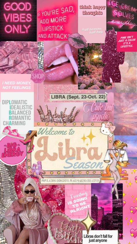 Technically it’s tomorrow but I love it #myfirstshuffle #pink #libraseason #pinkasthetic #libra #vibes #quotes #octoberlibra Libra Aesthetic, Libra Images, October Libra, Season Aesthetic, Pink Glitter Wallpaper, Vibes Quotes, Libra Zodiac Facts, Birthday Ideas For Her, Libra Season