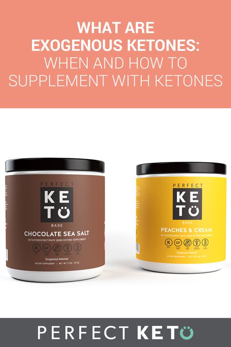 What are exogenous ketones and what do they offer? We’ll dive into that in this in-depth guide on how to benefit from supplementing with exogenous ketones. #keto #KetoLifestyle Ketones Drink, High Protein Cookies, Get Into Ketosis Fast, Ketosis Fast, Exogenous Ketones, Keto Supplements, Keto Dessert Easy, Ketogenic Diet Meal Plan, Keto Drink