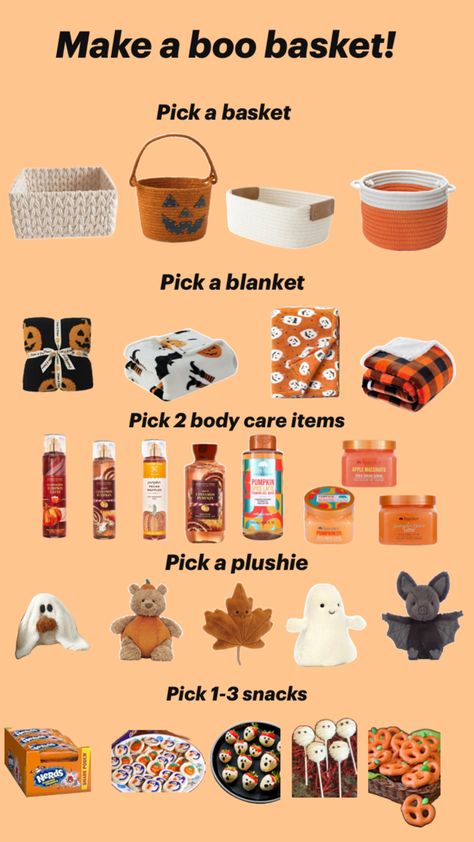 Design your own bio basket to give to a bestie or your boo!😊🎃 Fall Basket Ideas, Fall Basket, Boo Baskets, Spiced Pecans, Boo Basket, Pumpkin Picking, Pumpkin Pecan, Dance Teams, Basket Ideas