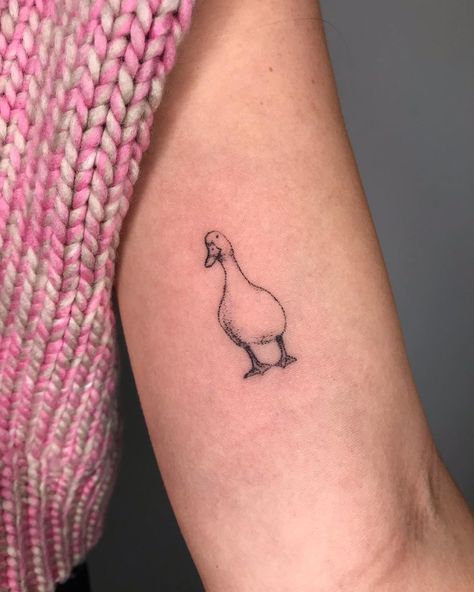 Wonder Pets Tattoo, Lucky Duck Tattoo, Multiple Animal Tattoo, Duck Family Tattoo, Tiny Goose Tattoo, Duck Line Tattoo, Runner Duck Tattoo, Water Off A Ducks Back Tattoo, Mini Duck Tattoo