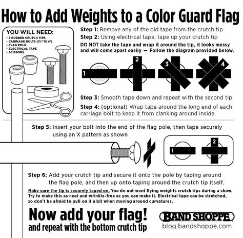 Our team is asked fairly often about flag pole weights – what are they and are they necessary. In this post, we’ll give you the basics, show you a few available options, and give you some tips on how to safely use your pole weights. Parade Banner, Color Guard Uniforms, Color Guard Flags, Colour Guard, Winter Guard, Custom Uniform, Carriage Bolt, Design Basics, Electrical Tape