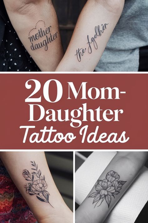 Mom and daughter tattoo ideas with various heart and floral designs on arms. Matching Mom Daughter Tattoos, Heart Outline Tattoo, Teacup Tattoo, Ohana Tattoo, Mom And Daughter Tattoos, Promise Tattoo, Mom Daughter Tattoos, Timeless Tattoo, Tattoos Meaningful