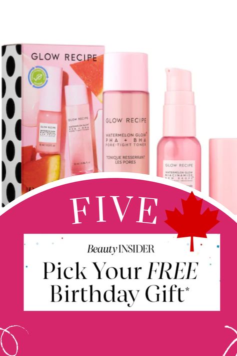 On your birthday, you can choose one of five free gifts at Sephora Canada. Here's a list of all the gifts to choose from, including deluxe samples of skincare and makeup. Pick the gift that best suits your needs and enjoy! Sephora Free Birthday Gift, Sephora Birthday Gift 2024, Sephora Birthday Gift, Canada Birthday, Free Birthday Gifts, Birthday Freebies, Gifts 2023, Skincare And Makeup, New Cosmetics