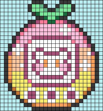 Alpha pattern #121557 | BraceletBook Bee And Puppycat Perler Beads, Small Alpha Patterns, Hama Art, Perler Art, Pixel Art Templates, 8bit Art, Cool Pixel Art, Pixel Drawing, Diy Perler Bead Crafts