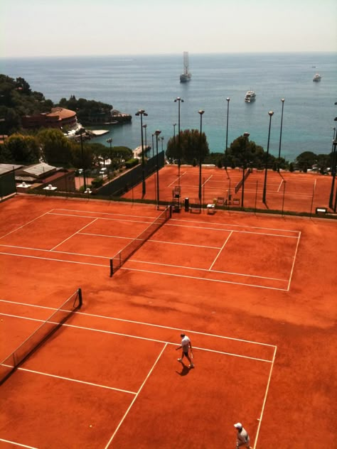 Monte Carlo Country CLub Monte Carlo Country Club, Tennis Collage, Tennis Branding, Monte Carlo Aesthetic, Monte Carlo Tennis, Tennis Ideas, Country Club Aesthetic, Tennis Wallpaper, Tennis Lifestyle