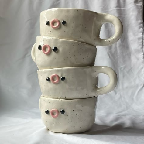 Cermanic Mug Ideas, Ceramic Mug Handmade, Pottery Cup Ideas, Mug Ceramic Ideas, Handmade Ceramic Mug, Clay Mug Designs, Ceramic Mugs Ideas, Clay Cup Ideas, Pottery Mug Ideas