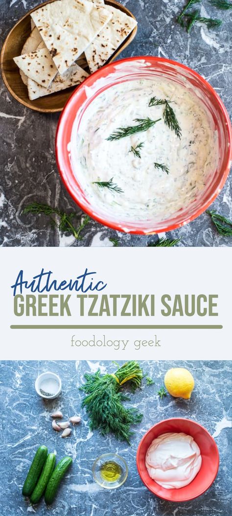 Authentic Tzatziki Sauce, Tazitiki Sauce, Greek Dill Sauce, Authentic Greek Tzatziki Recipe, Taziki Sauce Recipe, Tzatziki Sauce Recipe Greek Yogurt, Healthy Greek Yogurt Dip, Best Tzatziki Recipe, Authentic Tzatziki Sauce Recipe